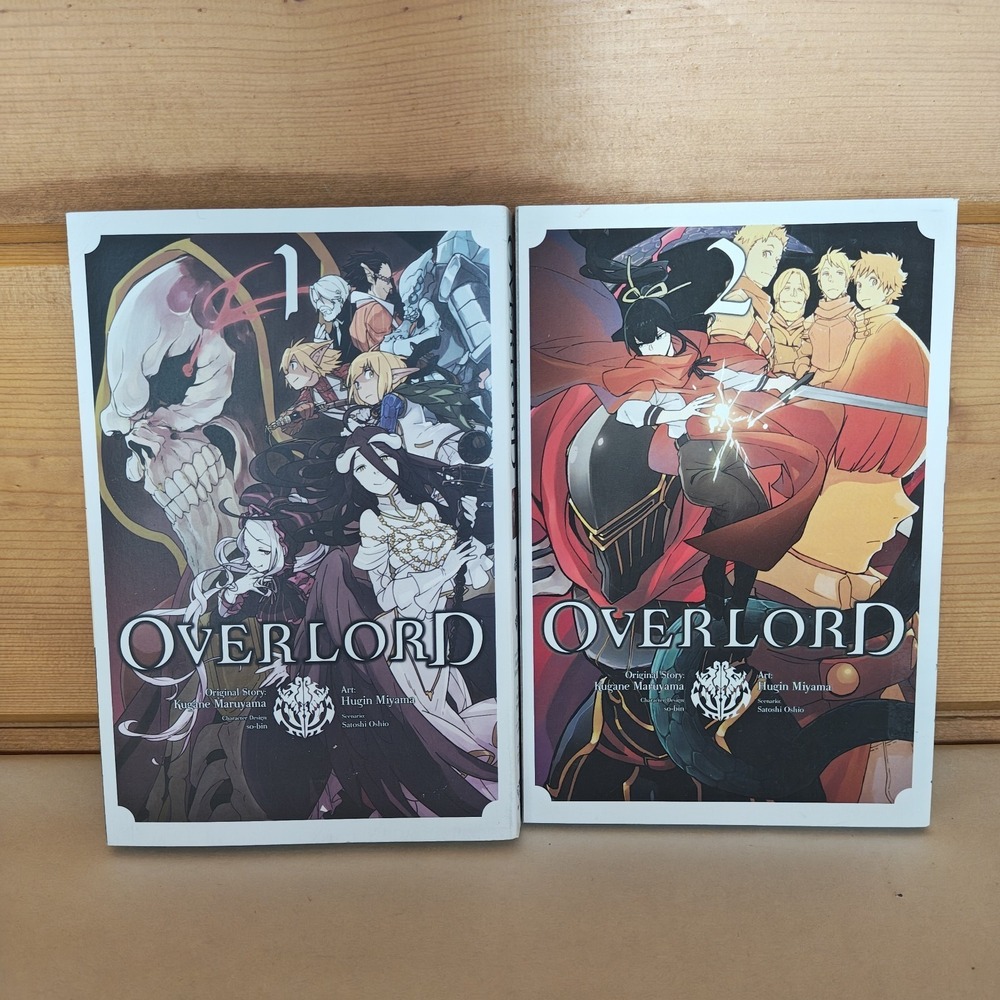 Overlord 1 & 2 Manga Book Graphic‎ Novels 9780316272278 9780316397667
